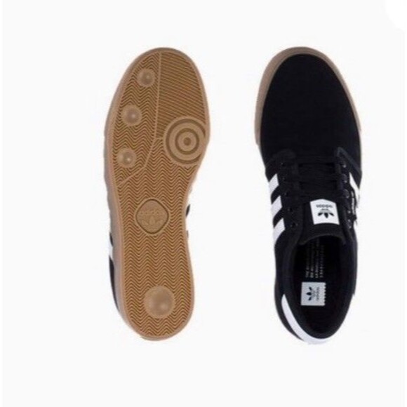 New adidas originals Seeley 'Black White' EE6136 Men Sz 8.5 Shoes Sneakers - Picture 5 of 11